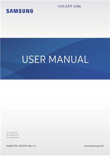 Samsung Galaxy A20e manual. Smartphone Instructions.